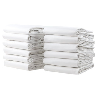 Ensemble de draps-housse en percale 200 fils Suite Touch (Ensemble de 12)