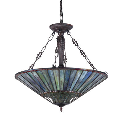 Bellar 3 - Light Dark Antique Bronze Single Pendant