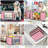 90 L Large Storage Bags, 8 Pack Clothes Storage Bins Foldable Closet Organizer Storage Containers With Durable Handle Storage And Organization, Blanket, Comforters, Bed Sheets, Pillows And Toys (Pink)-121788933