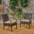Exotic Furniture Piece: Kd Chair In Brown Tan Style With Base Outdoor Club Furniture: