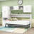 Twin-Size Murphy Bed with Built-in Desk and Storage