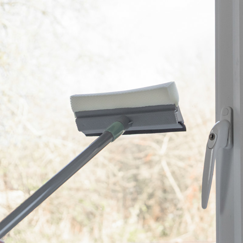 JVL Extendable Sponge Window Window Cleaner, Grey