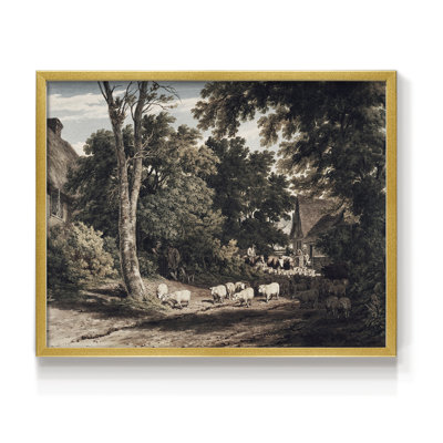 Paysages rétro-CCDCLXIV - reproduction encadrée