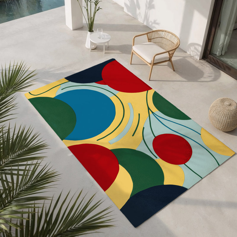 Tapis intérieur et extérieur Perky Ruckus, Rectangle 9' x 12'