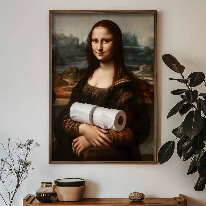 Elegant Decorative Framed MDF Painting, 13.8 x 18.5 x 0.1 inches | 100% MDF with 3 mm Thickness, 100% Pine Wood Frame | UV Printed Artwork for Stylish Home Decor, Perfect for Living Room or Office