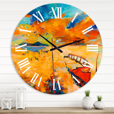 Horloge murale nautique et côtière