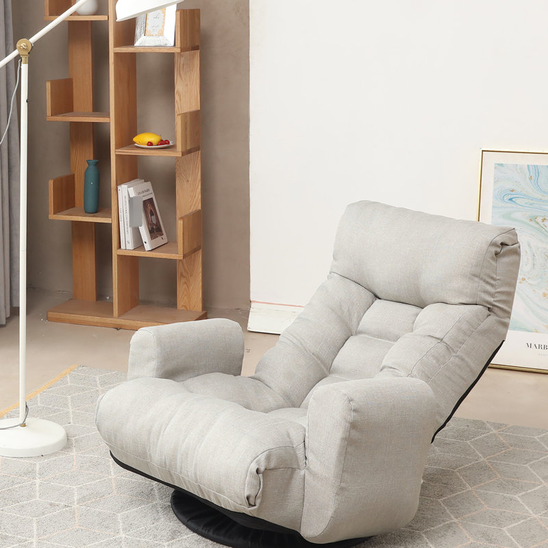 Comfortable Gaming Chair With Adjustable And Rotatable Base Deck Seat Ergonomic Design Stable Rotation