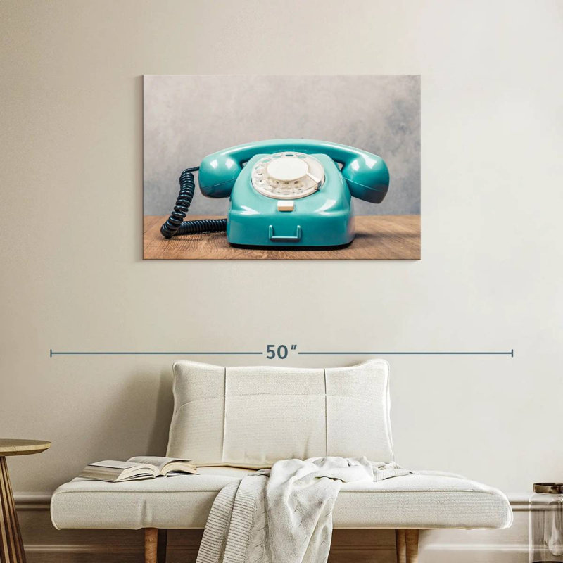 Téléphone à cadran rotatif Senne, H 24 po x l 36 po