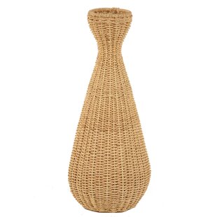 Decorative Simple Weave Abaca Vase
