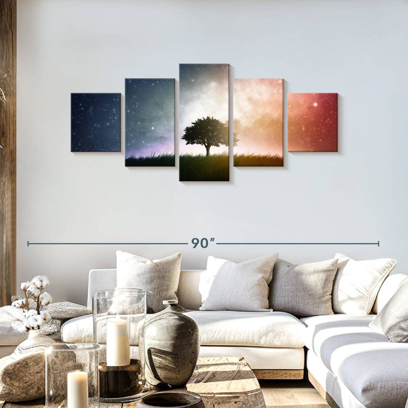 Sci Fi Tree, 30" H x 68" W