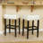 30-Inch Backless Ivory Faux Leather Counter Stool (Set Of 2)
