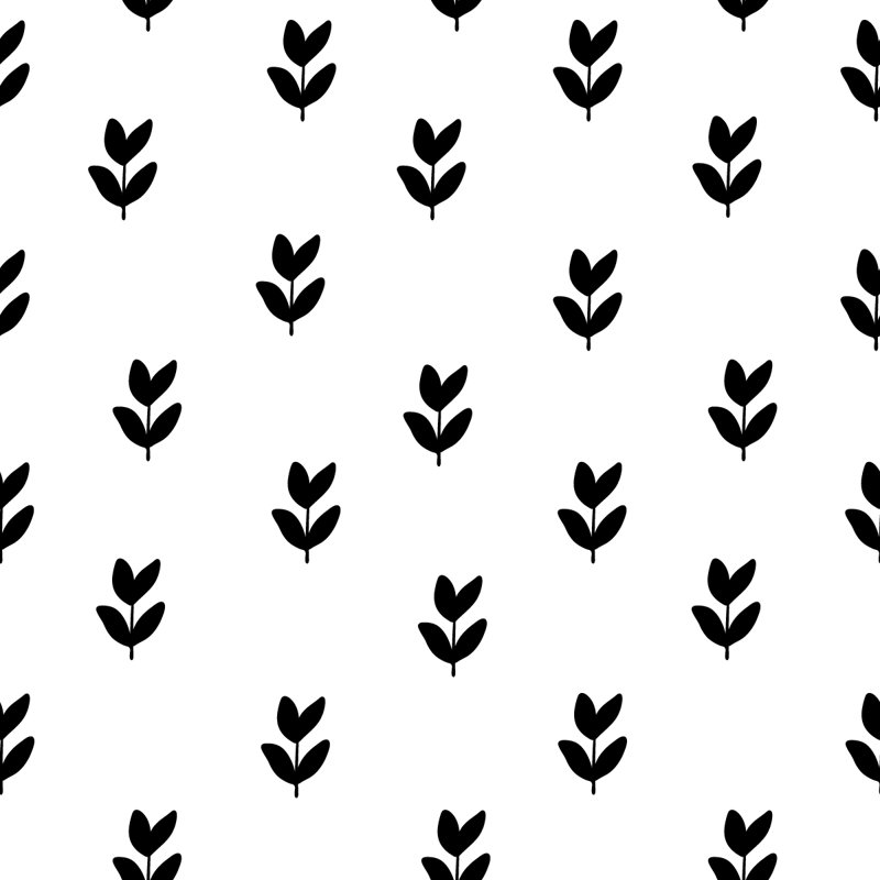 Floral Tile, 2.08' W x 10.42' L