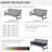 Outdoor 3.5'' Bench Seat Cushion, Available In 5 Sizes-783899182-783899171