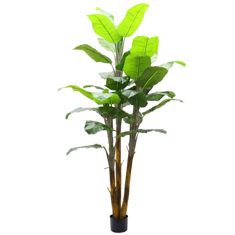 Bananier artificiel 7 pieds de haut