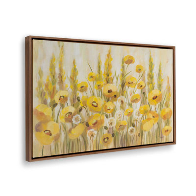 «Yellow Field» par Silvia Vassileva, reproduction d'art sur toile