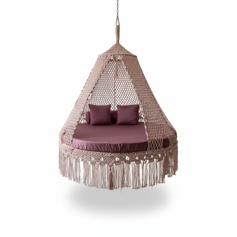 Balancelle avec grand lit Lush Lux pour l'intérieur et l'extérieur