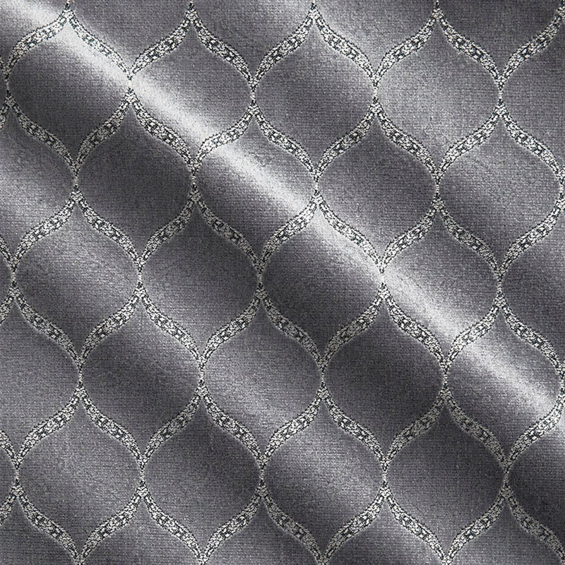 Medallian Velvet | Eliza Fabric, Charcoal