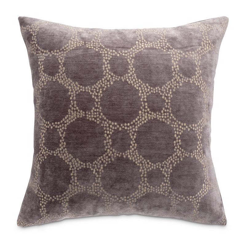 Moonbeam Square Pillow Cover & Insert, Charcoal