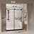 Guard 56-60 "W X 76" H Sliding Frameless Shower Door With 1/4" Tempered Clear Glass-122258827
