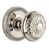 Grandeur Newport Rosette Double Dummy with Windsor Door Knob