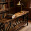Table basse, canapé industriel, console à 2 niveaux-1847936569-1847936568