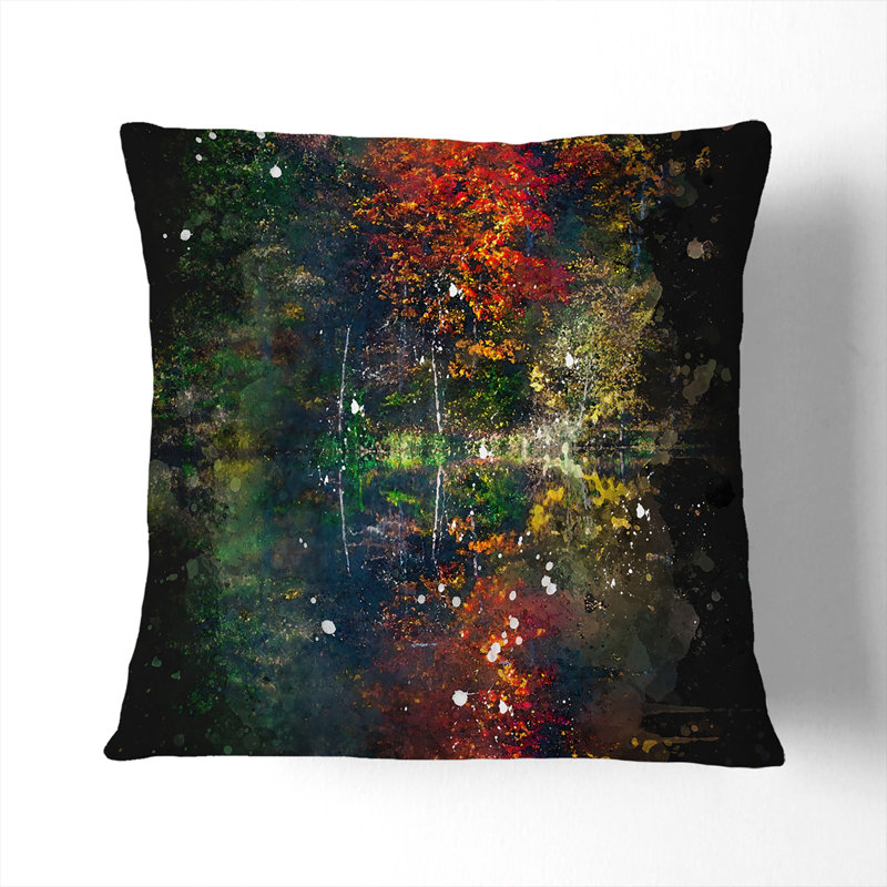 Square Throw Cushion, 40cm H x 40cm W x 15cm D