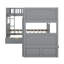 Bunk Bed With A Loft Bed Attached, With Drawers-1654121611