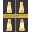 Luminaire suspendu pour îlot de cuisine en albâtre 2 lumières Juritza (ampoules incluses)-71338627