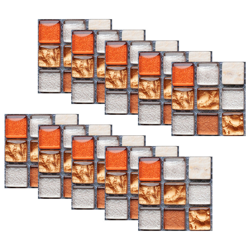 Autocollants muraux auto-adhésifs à carreaux de cristal