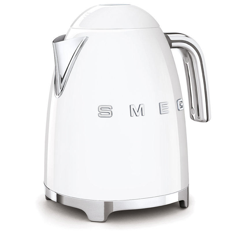 SMEG 50's Retro Style Aesthetic 7-Cup Kettle, White