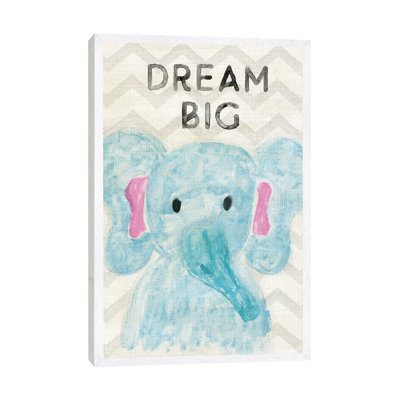 Safari Dream Big 1 Piece Wall Art on Canvas