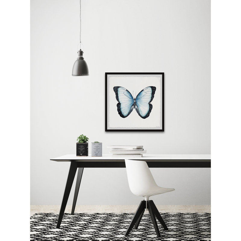 Butterfly Dreams - Peinture encadrée, H 12 po x l 12 po x P 1,50 po