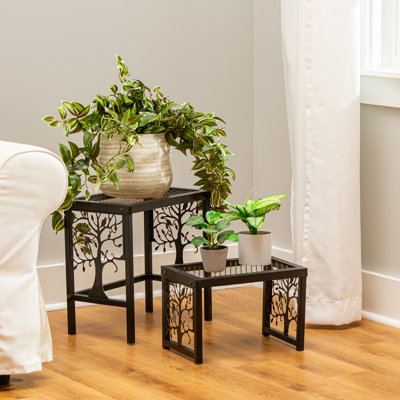 Tree of Life Plant Stand Set of (2)