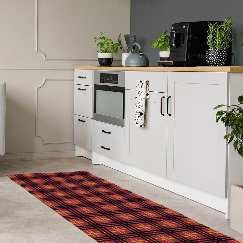 Plaid Indoor Rug, Runner 2'6" x 8'