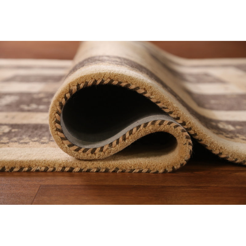 Tapis tribal à motif géométrique Gabbeh