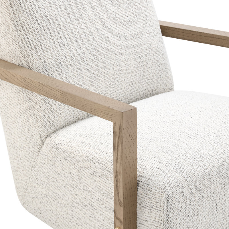 Fauteuil d'appoint pivotant rembourré Camino, Boucle de performance en coton mérinos