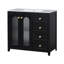Meuble-lavabo avec porte en verre / tablettes réglables / et trois tiroirs / meuble-lavabo-113435727