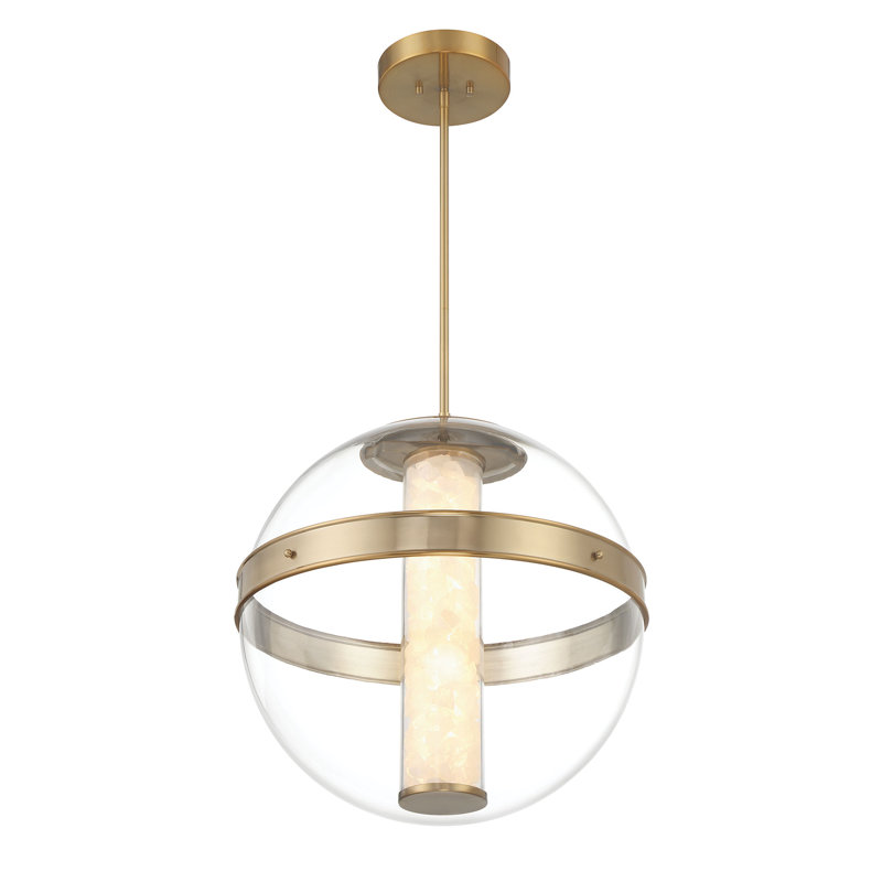 Divinely LED Pendant, 22" H x 20.38" W x 20.38" D, 1