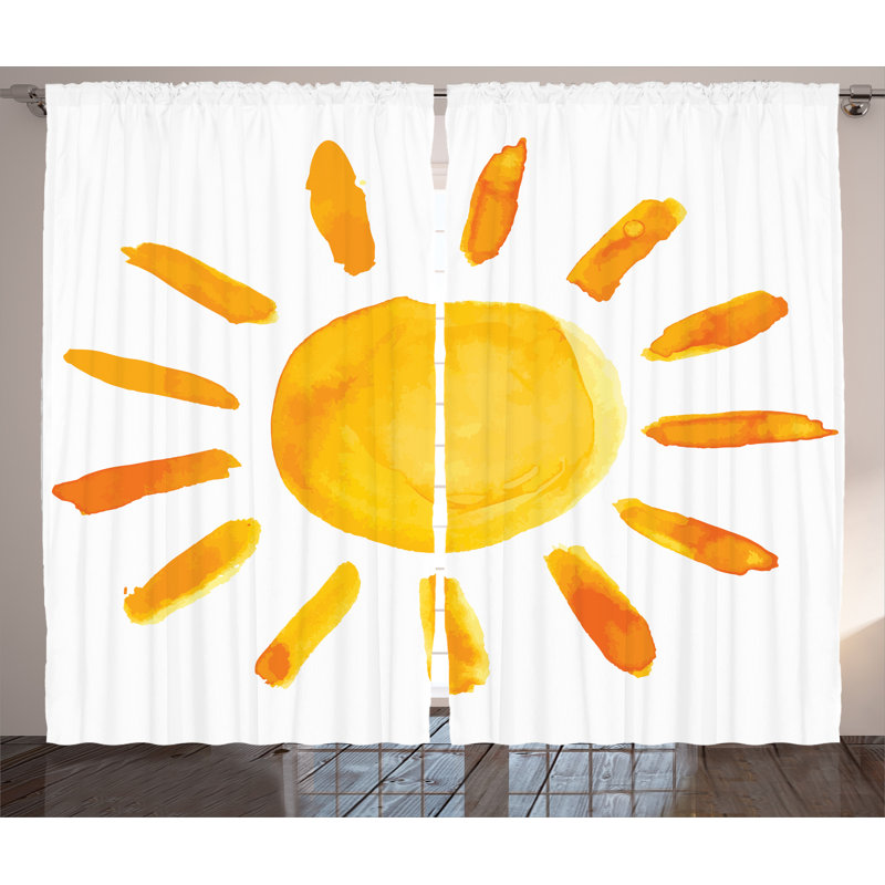 Haymarket Semi Sheer Curtain Pair, 54" x 108"