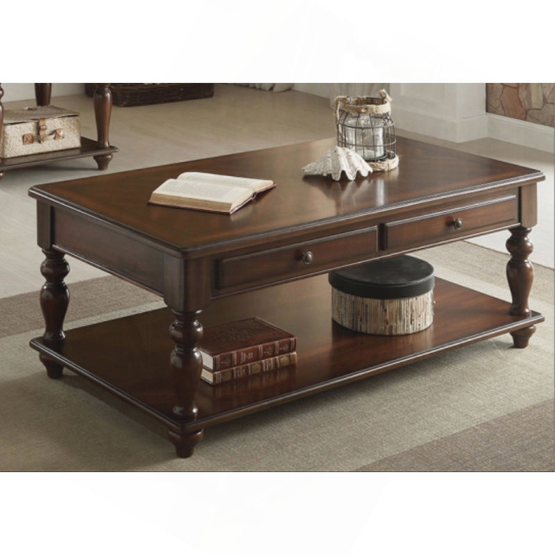 Table basse avec fini noyer Farrel