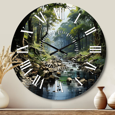 Horloge murale Gentle River