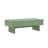 Ella 47" Modern Coffee Table with 2 Drawers in Sage Green-1135852402