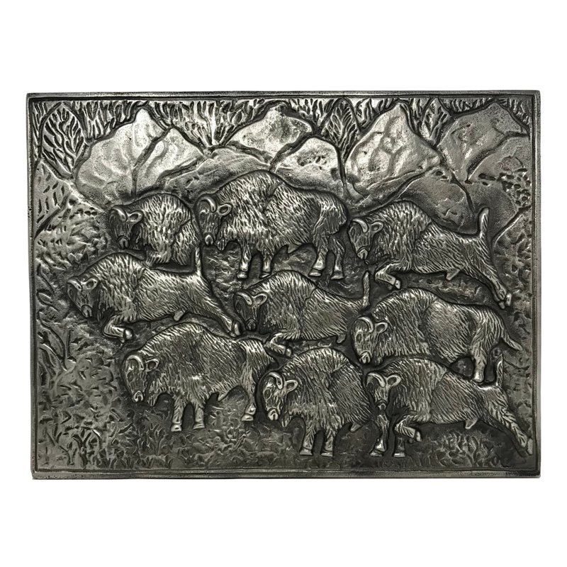 Buffalo Stampede Wall Plaque
