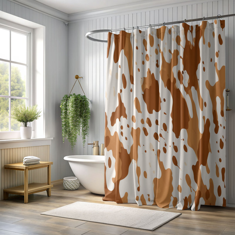 Paint Stains - Rideau de douche Premium, H 74 po x l 71 po
