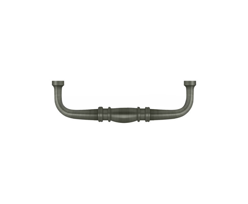 Colonial 1 Center to Center Bar Pull, Antique Nickel