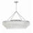 Freddy 8 - Light Unique Tiered Chandelier with Glass Accents-1363749452