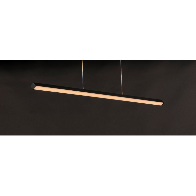 Bavisha 1 - Light Black LED Kitchen Island Pendant