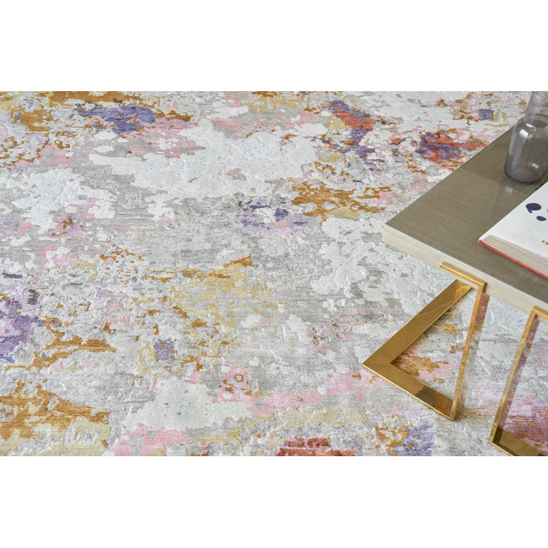 Cosmo Abstract Area Rug, Rectangle 4' x 6'
