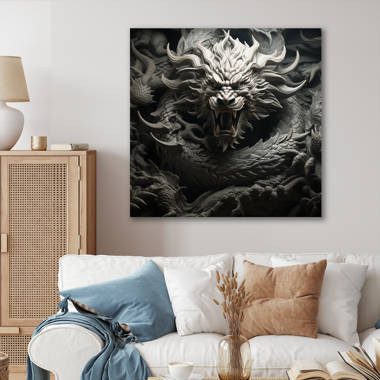 World Menagerie Medieval Midnight Blood Overwatch Dragon Wall