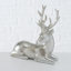Figurines de renne en argent 2 pièces